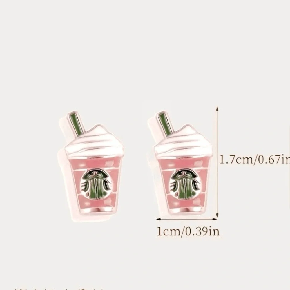 BOGO! Coffee Lover Earring studs - NEW Boutique - Picture 2 of 5